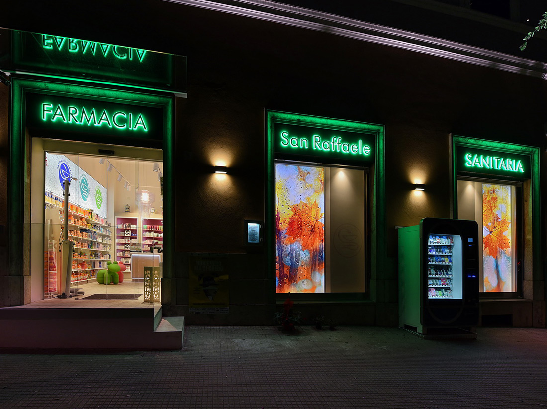 Concept farmacia SAN RAFFAELE – GRUPPO MONTECUOLLO